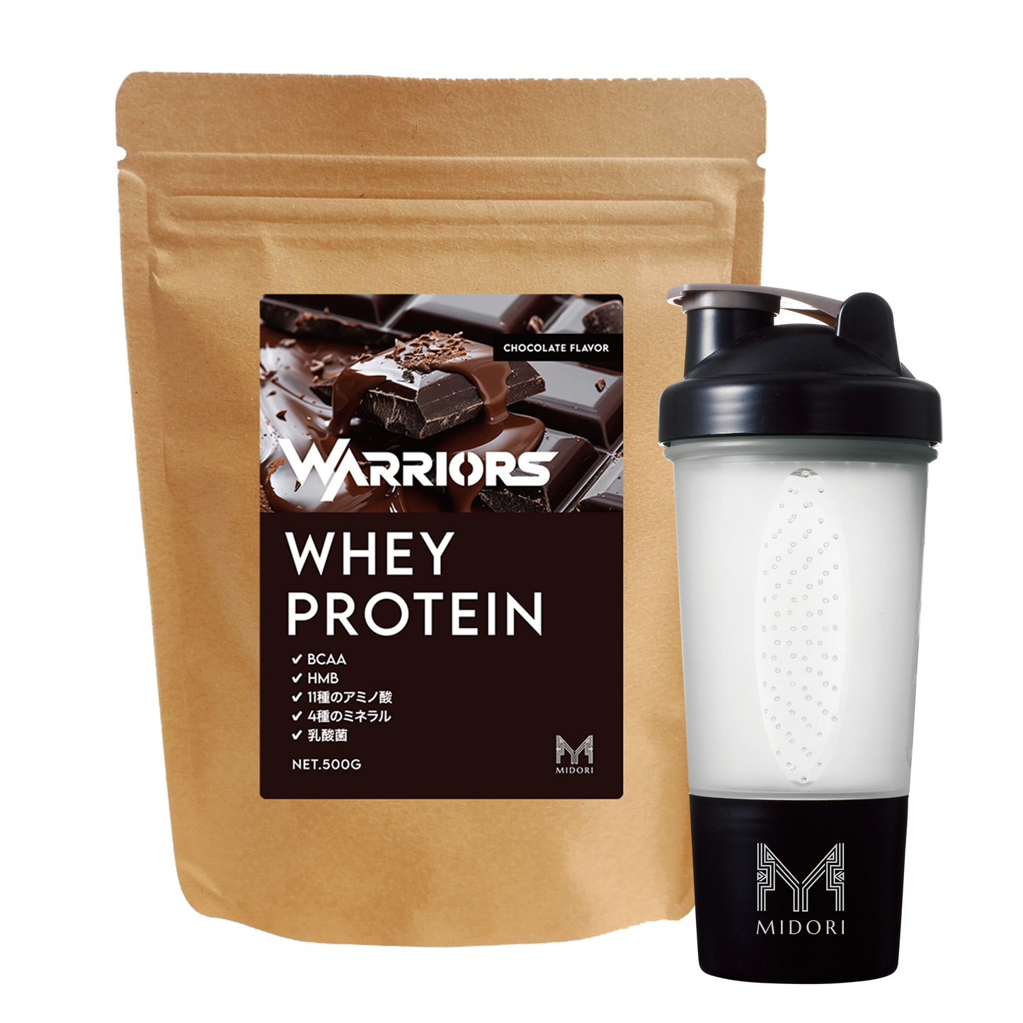 06. Warriors Whey Protein & Shaker Bottle Set (Numbers Limited)